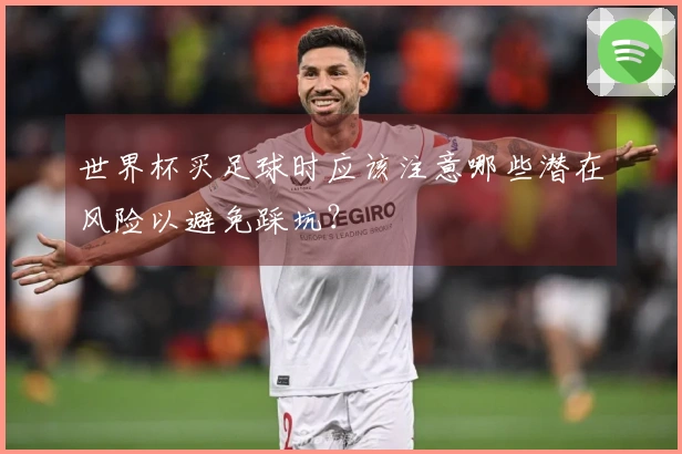 世界杯买足球时应该注意哪些潜在风险以避免踩坑?