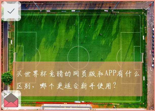 买世界杯竞猜的网页版和APP有什么区别，哪个更适合新手使用？