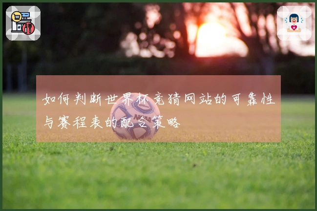 如何判断世界杯竞猜网站的可靠性与赛程表的配合策略